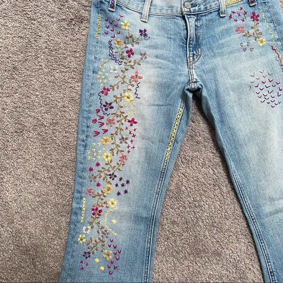 Elizabeth and James Textile Jimi Hendrix Flare Jea - Picture 4 of 13